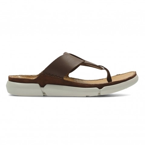 Clarks | Men's Tan Leather Sandals 0