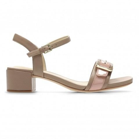 Clarks pink sandals sales