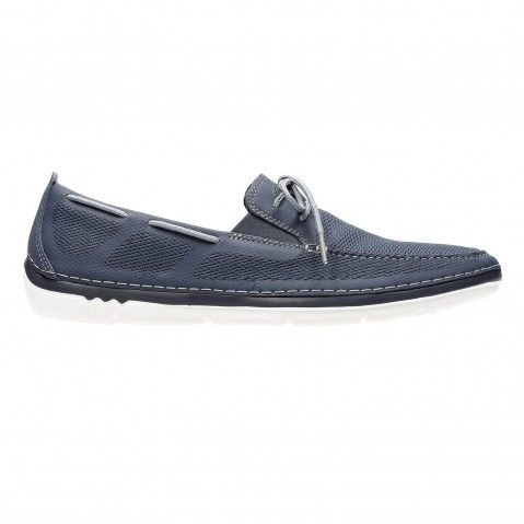 Clarks sales blue loafers