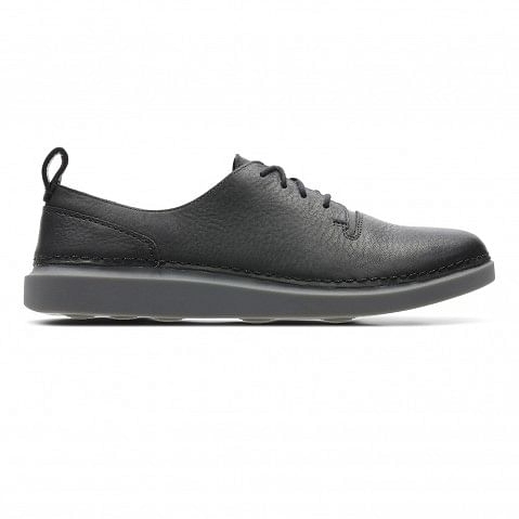 Clarks | Women's Black Leather Casual Lace-ups 2