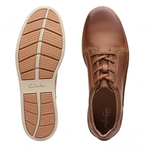 Men s Brown Leather Casual Lace ups