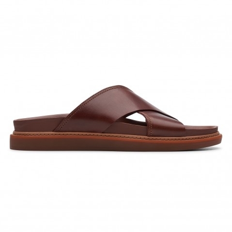 Clarks | Men's Brown Leather Sandals 0