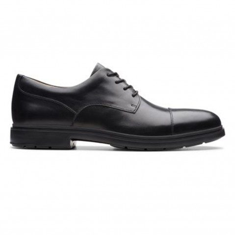 Men's Black Leather Formal Lace-ups
