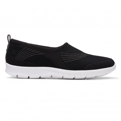 Women,s Black Casual Slip-ons