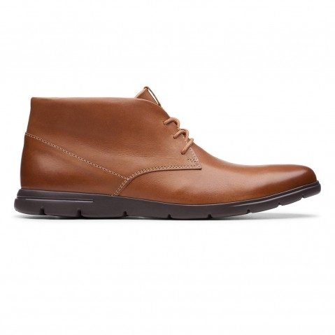 Tan Leather Men's Boots