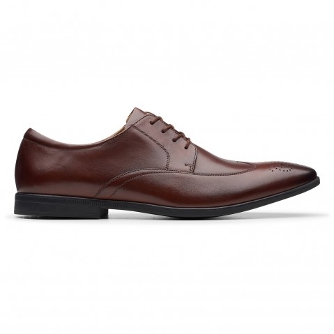Clarks | Men's Brown Leather Formal Lace-ups 0