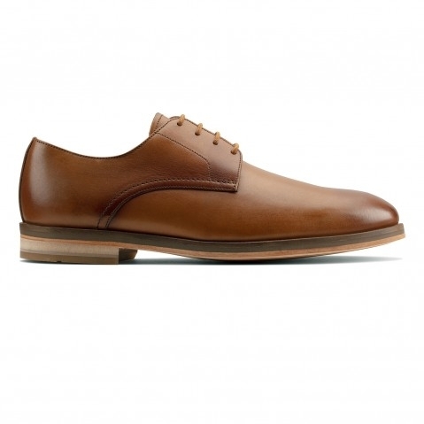 Clarks | Men's Brown Leather Derby Shoes 0