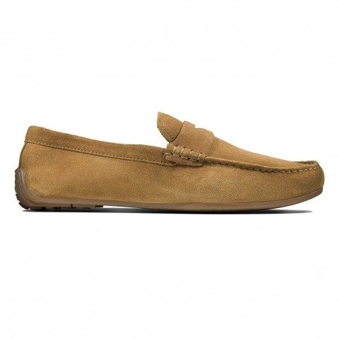 Men's Brown Suede Loafers