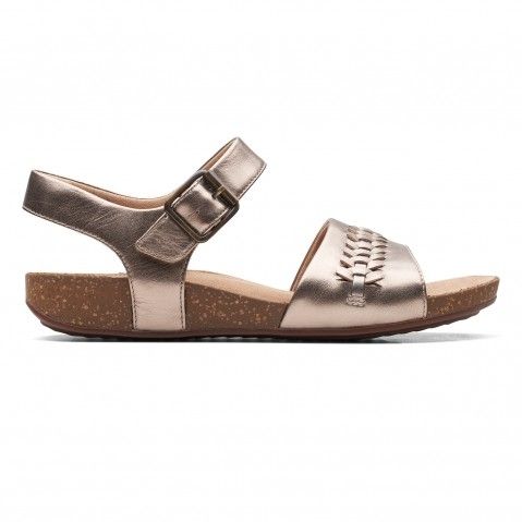 Clarks new arrivals gold sandals