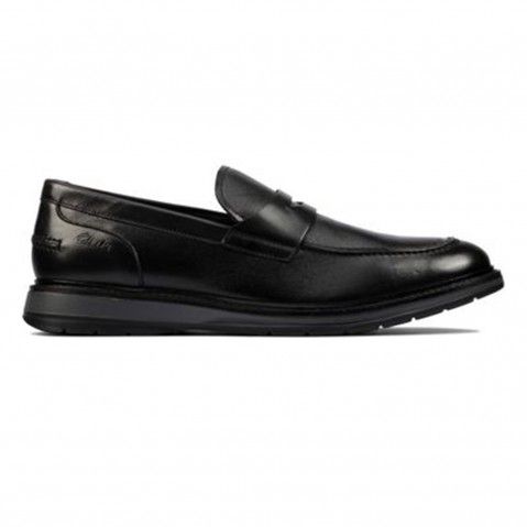 Clarks mens penny loafers sales