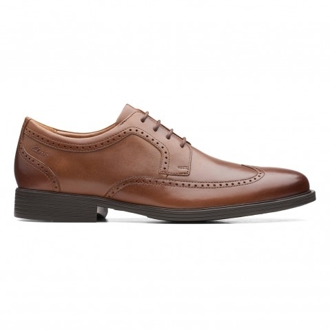 Clarks | Men's Brown Leather Formal Lace-ups 10