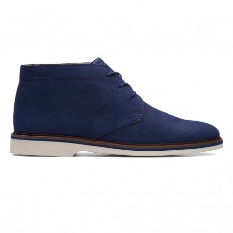 Clarks | Navy Leather Men's Boots 0