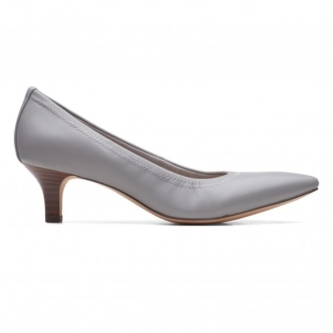 Clarks | Grey Pumps Heels for Women's 1