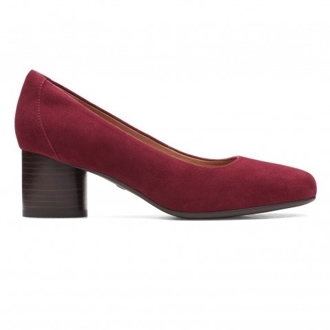 Clarks red heels shop