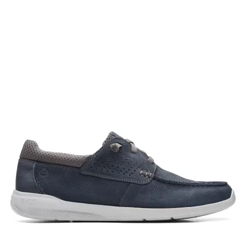 Navy nubuck clarks hotsell