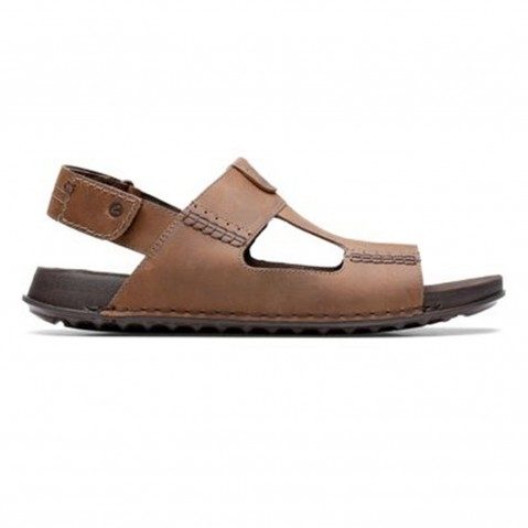 Clarks tan deals leather sandals