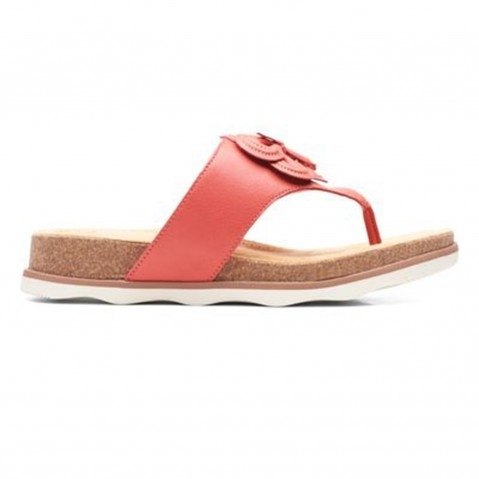 Clarks cheap pink sandals