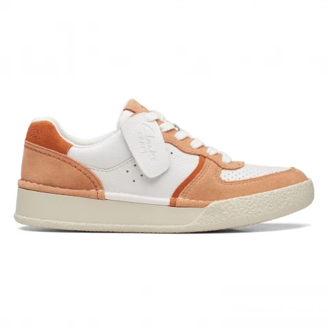 Women's Orange Suede Trainers