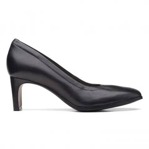 Women's Black Leather Stilettos