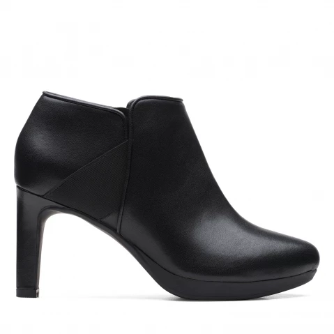 Clarks | Black Leather Women's Boots 10