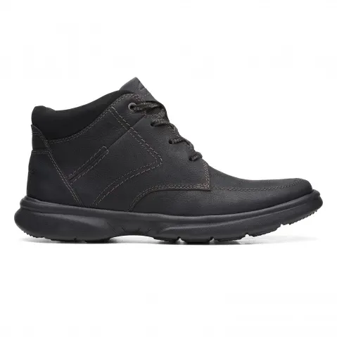 Black Leather Men's Boots