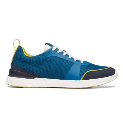 Men's Blue Fabric Trainers