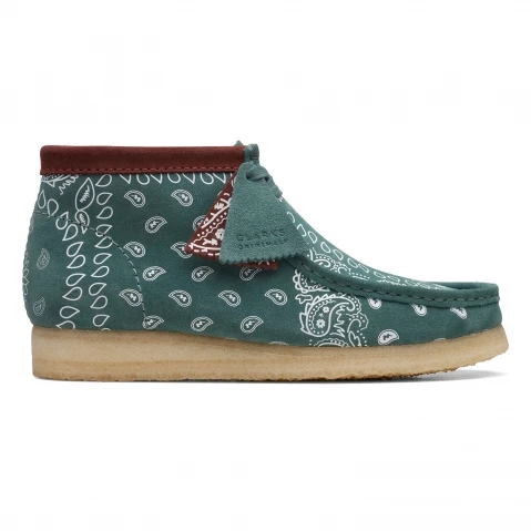 Green Suede Men's Boots