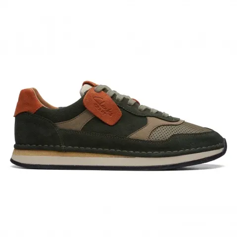 Men s Green Suede Trainers