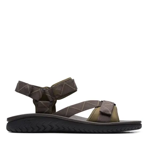 Clarks Mens Wesley Trail Brown Combi