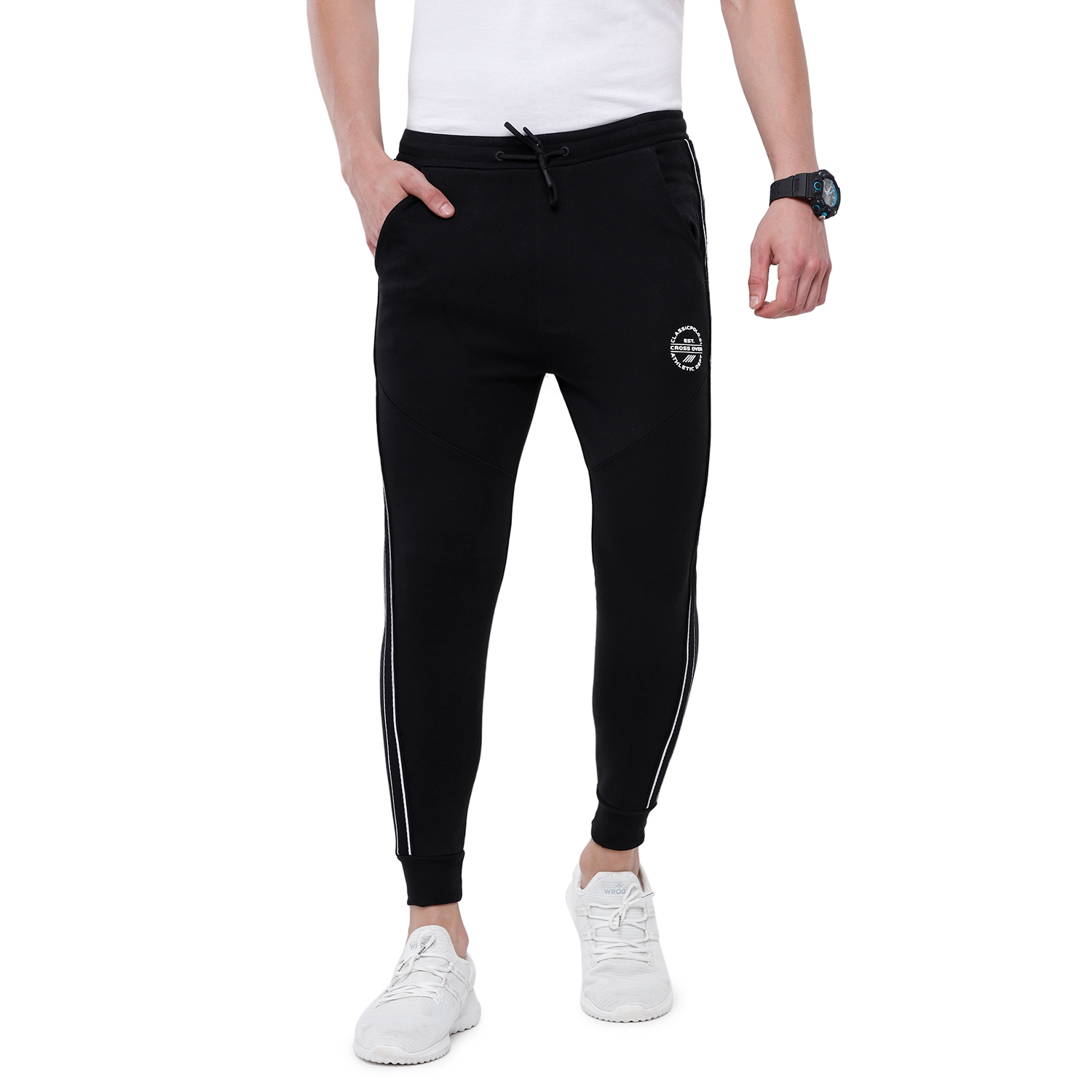 Classic Polo Mens Solid Slim Fit Jogger Pant (CR-GIOZ-05 C)