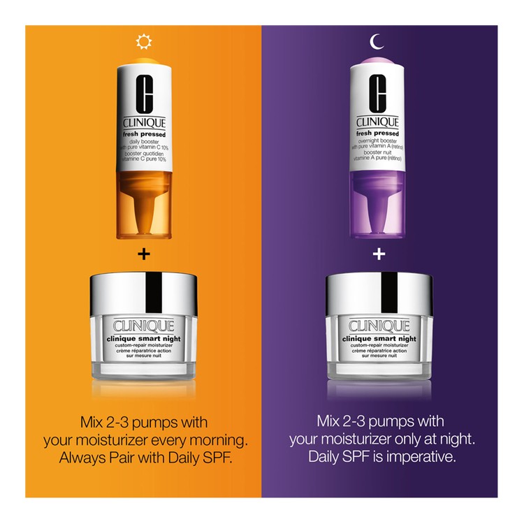 Fresh Pressed Daily Booster with Pure Vitamin C 10% + Overnight Booster with Pure Vitamin A (Retinol)