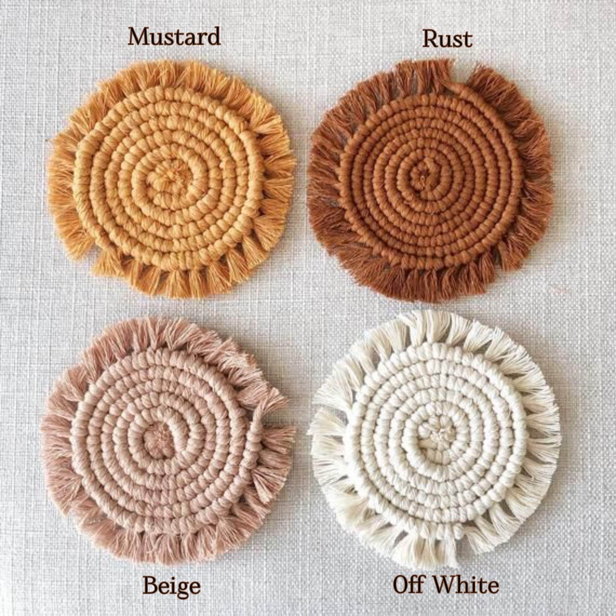 Macrame Spiral Coaster