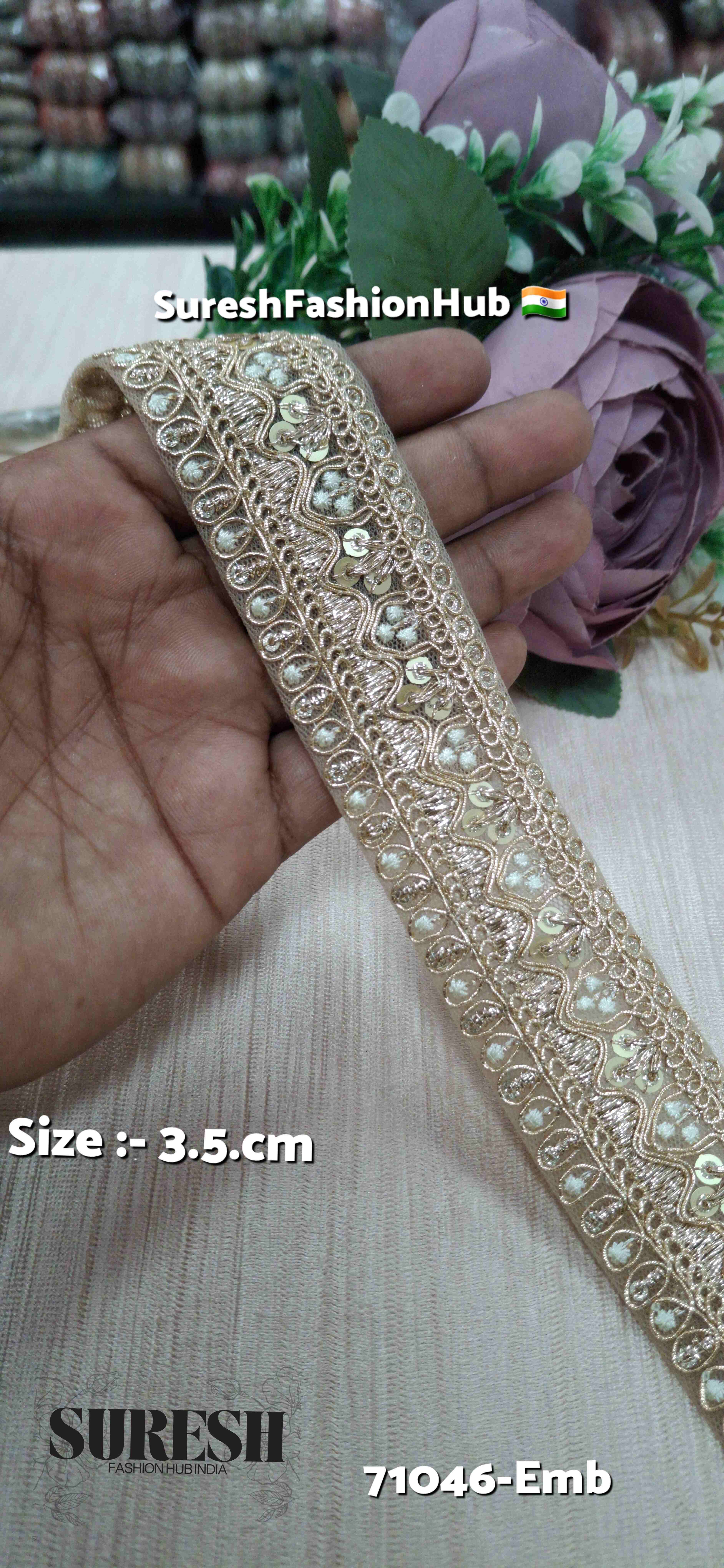 Pearl Elegance Net Lace