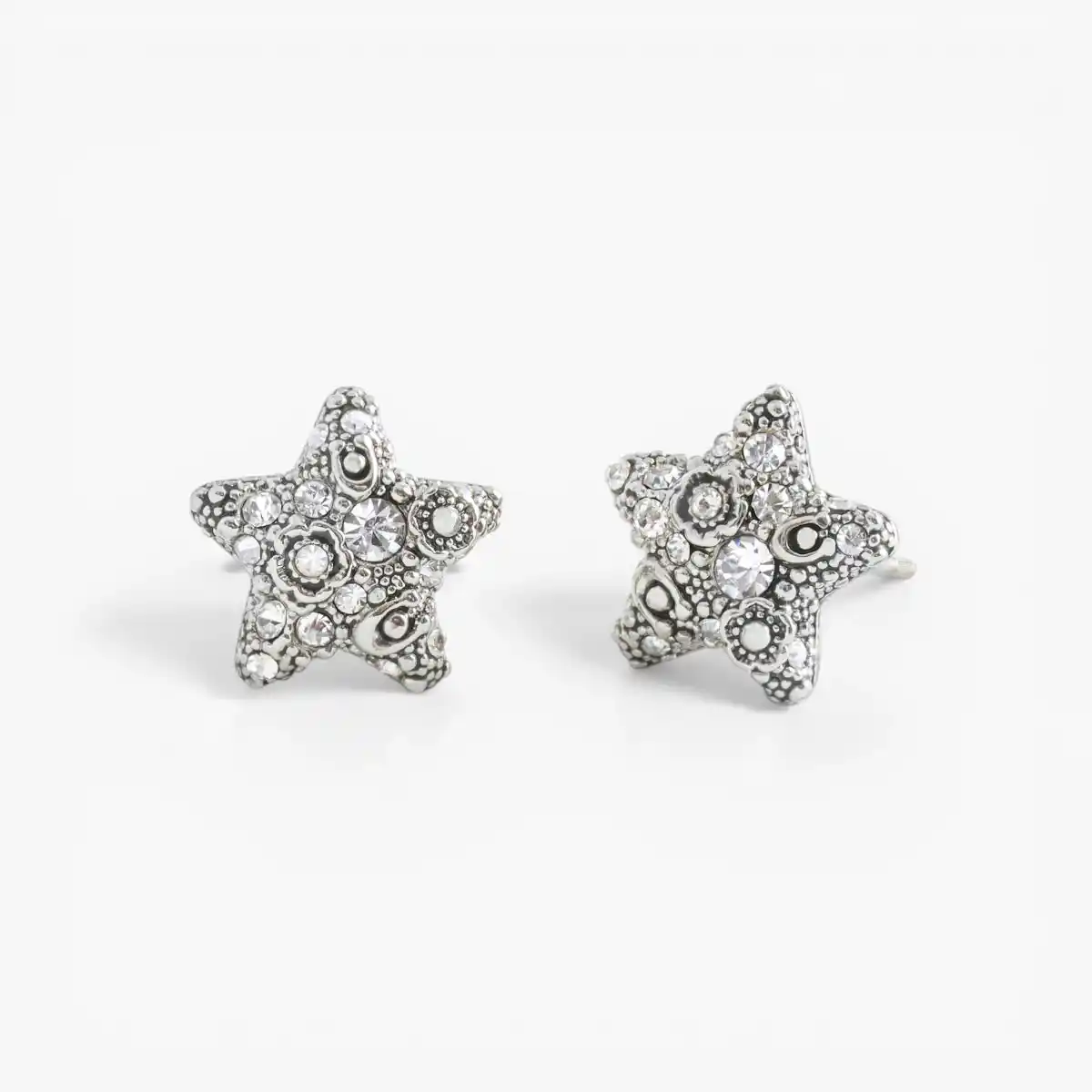 Signature C Pavé Star Stud Boxed Earrings