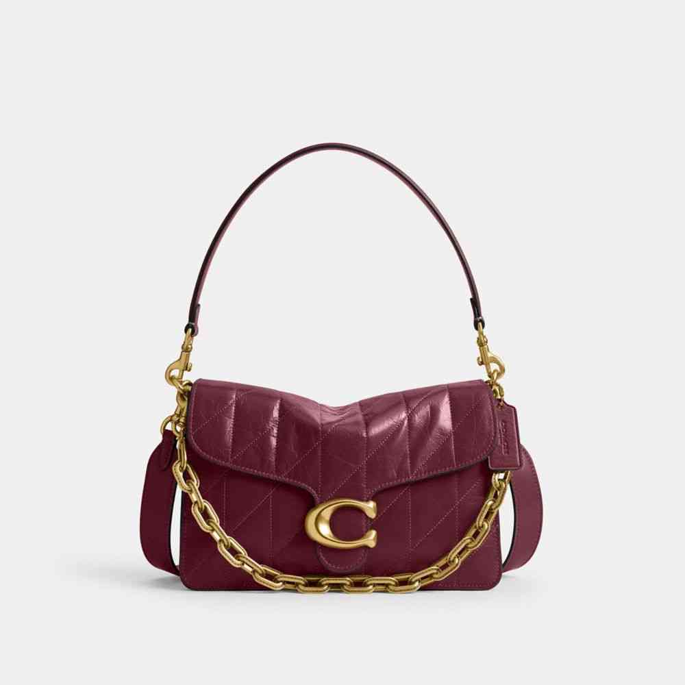 Chain Tabby Shoulder Bag With Quilting