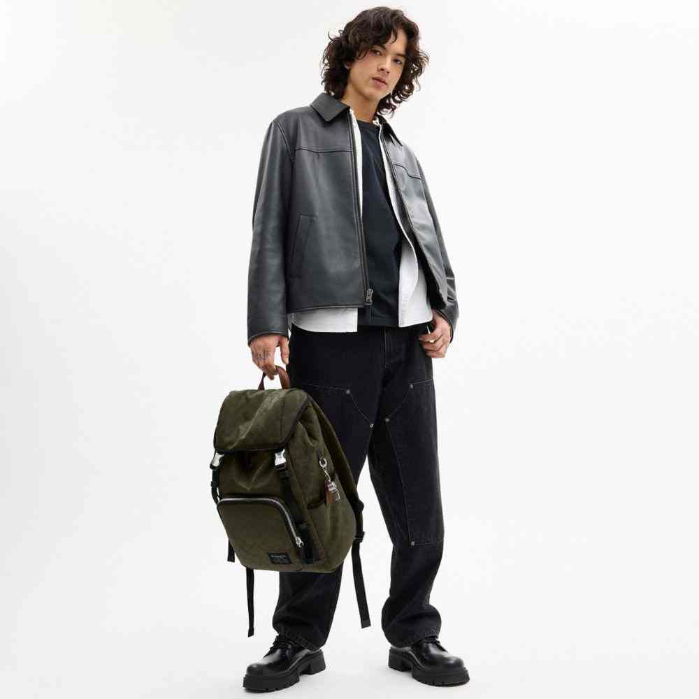 Logan Backpack In Signature Nylon