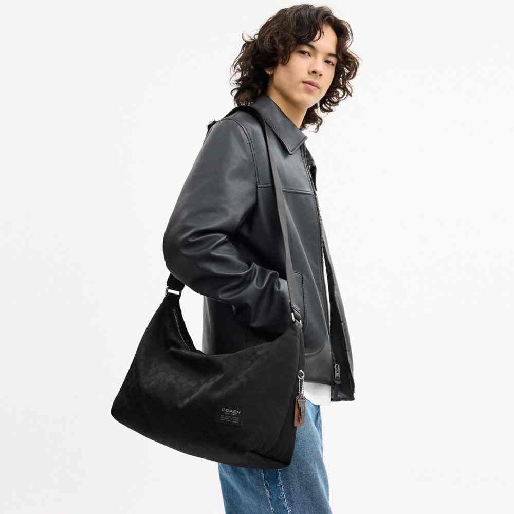 Leo Crossbody In Signature Nylon