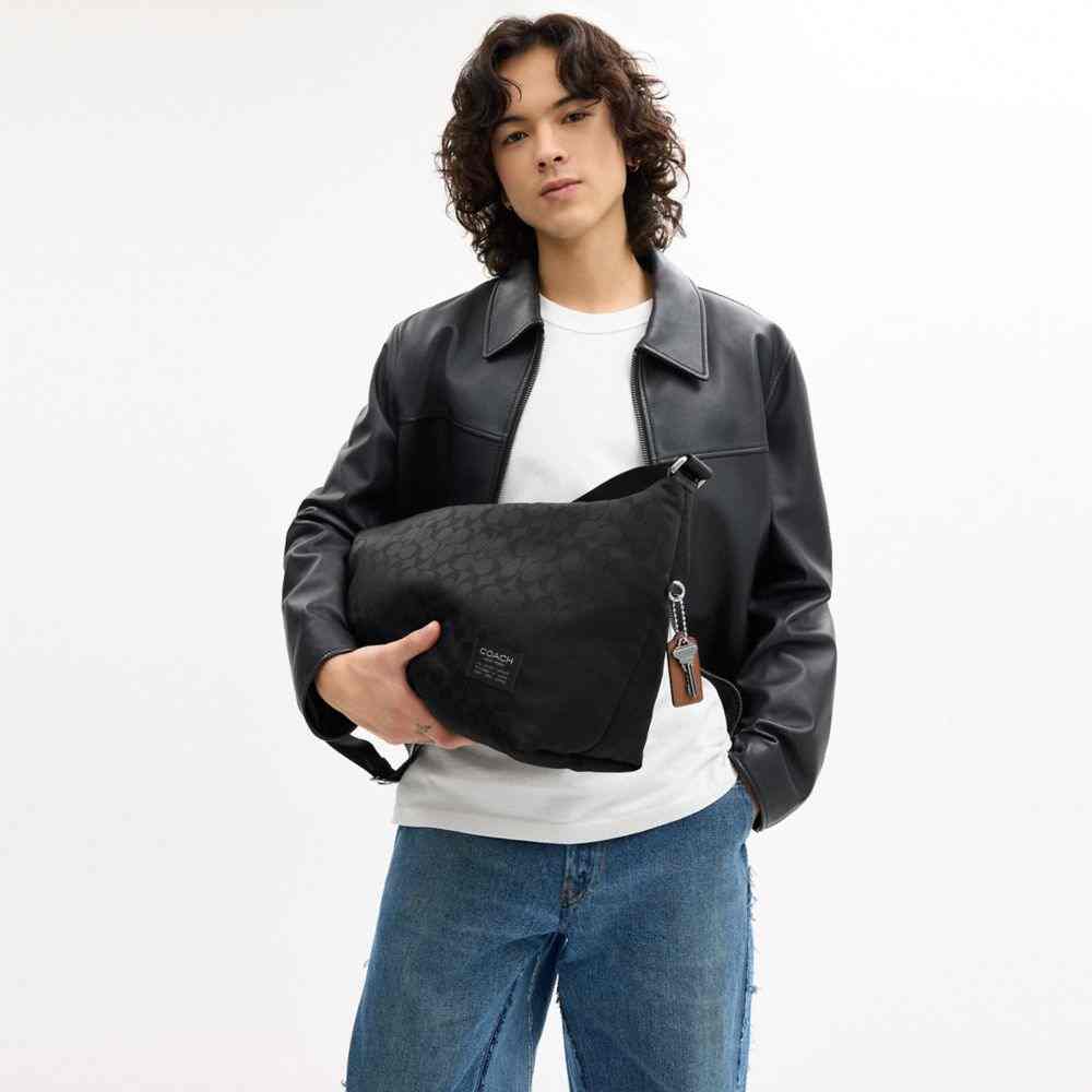 Leo Crossbody In Signature Nylon