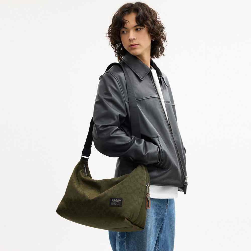 Leo Crossbody In Signature Nylon