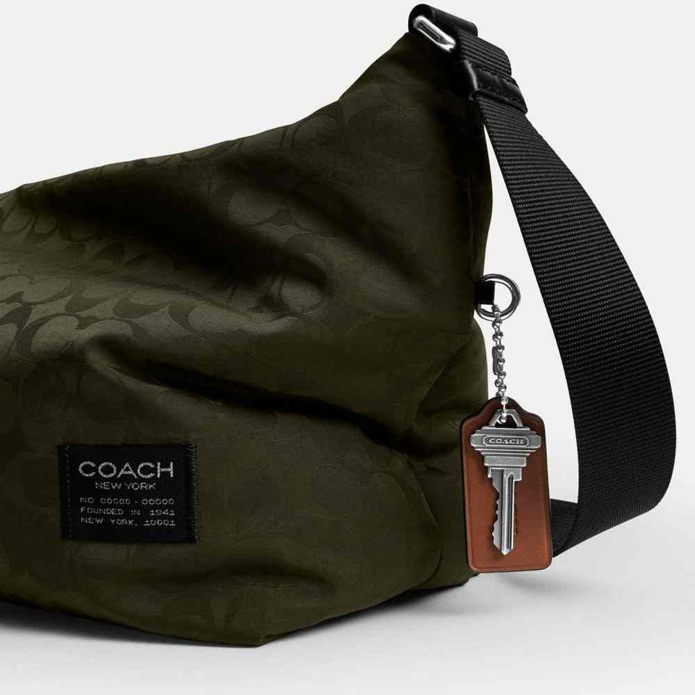 Leo Crossbody In Signature Nylon