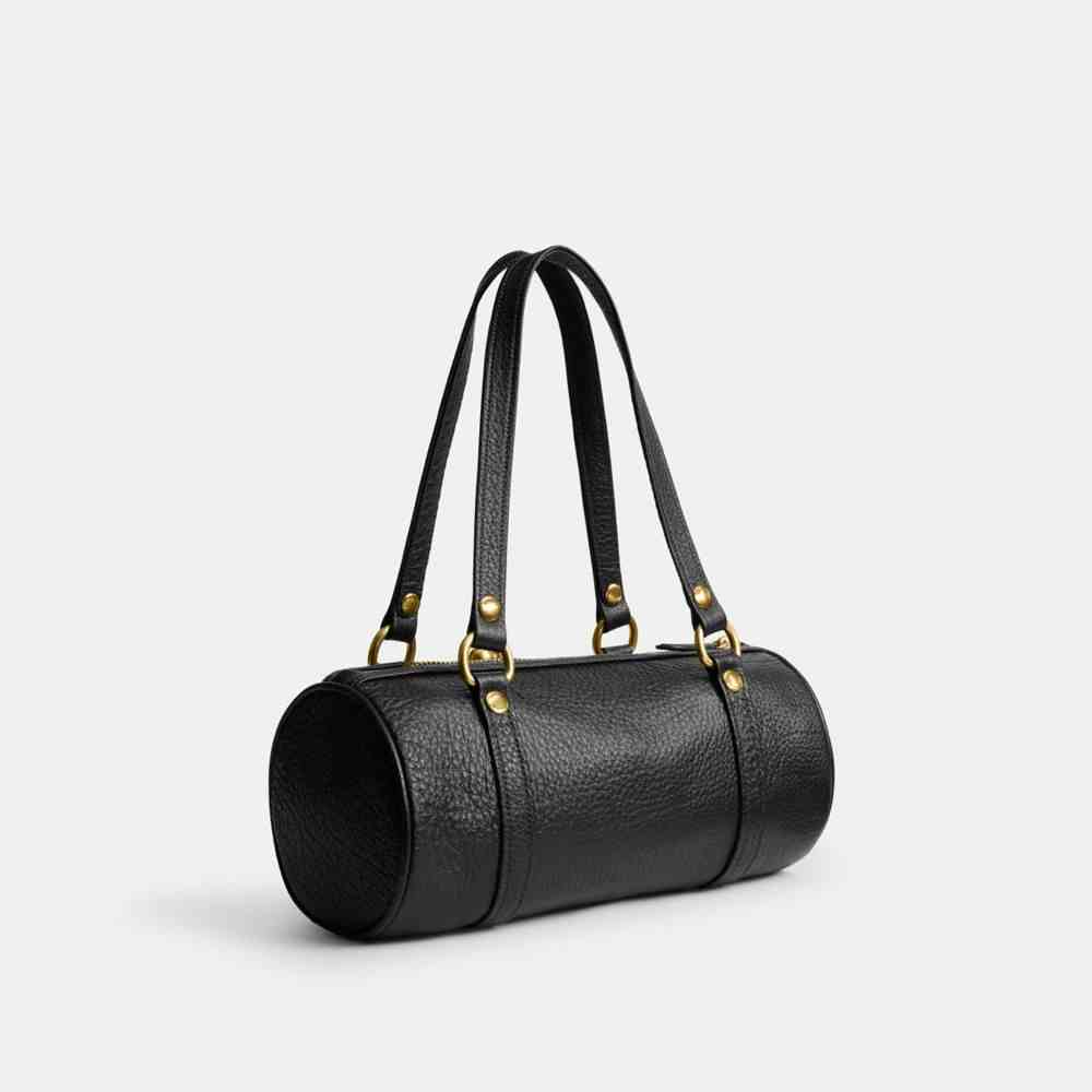 Kisslock Barrel Bag