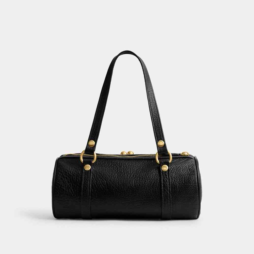 Kisslock Barrel Bag