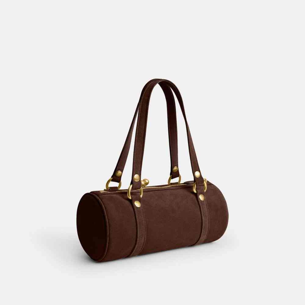 Kisslock Barrel Bag