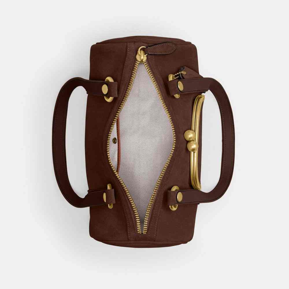 Kisslock Barrel Bag