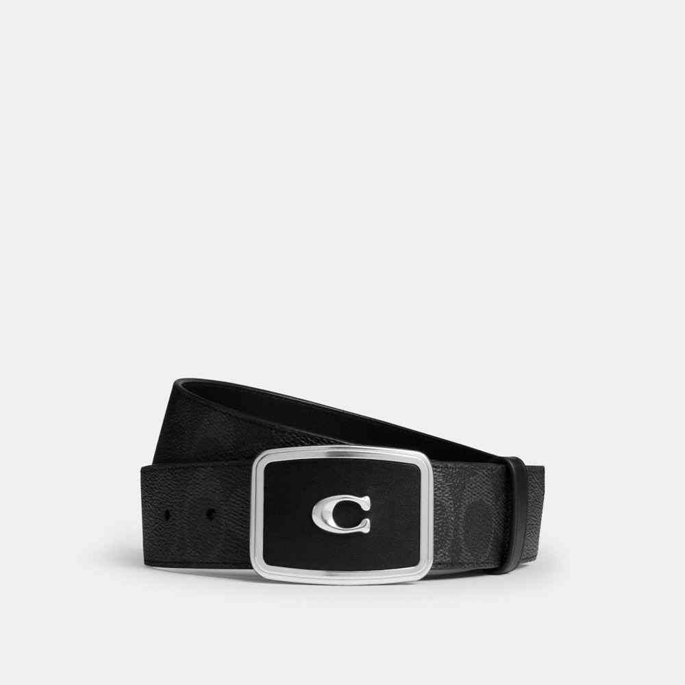 Signutar Signature Plaque Buckle Belt 38 Mm
