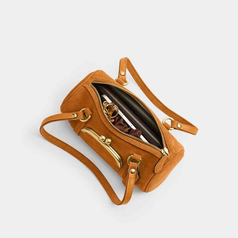 Kisslock Barrel Bag 28