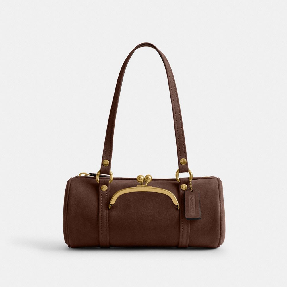 Kisslock Barrel Bag 28