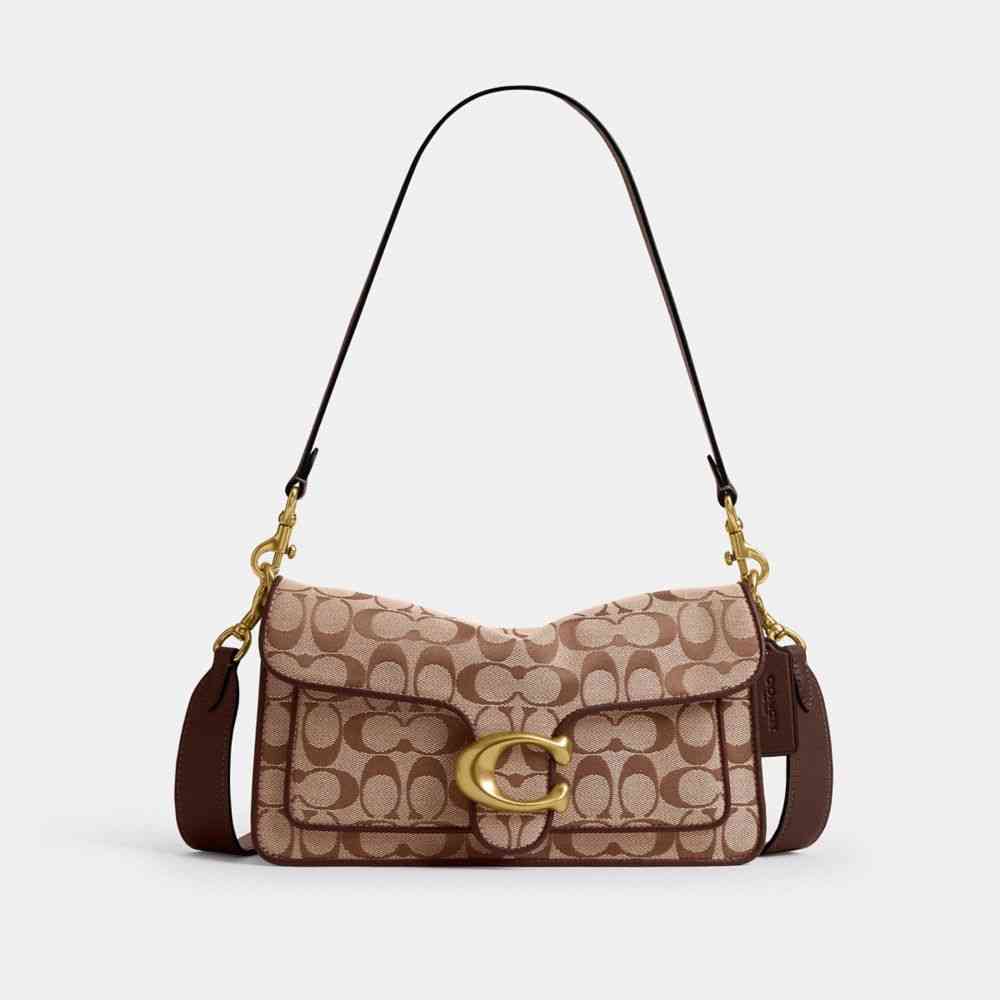 Tabby Shoulder Bag 26 In Signature Jacquard