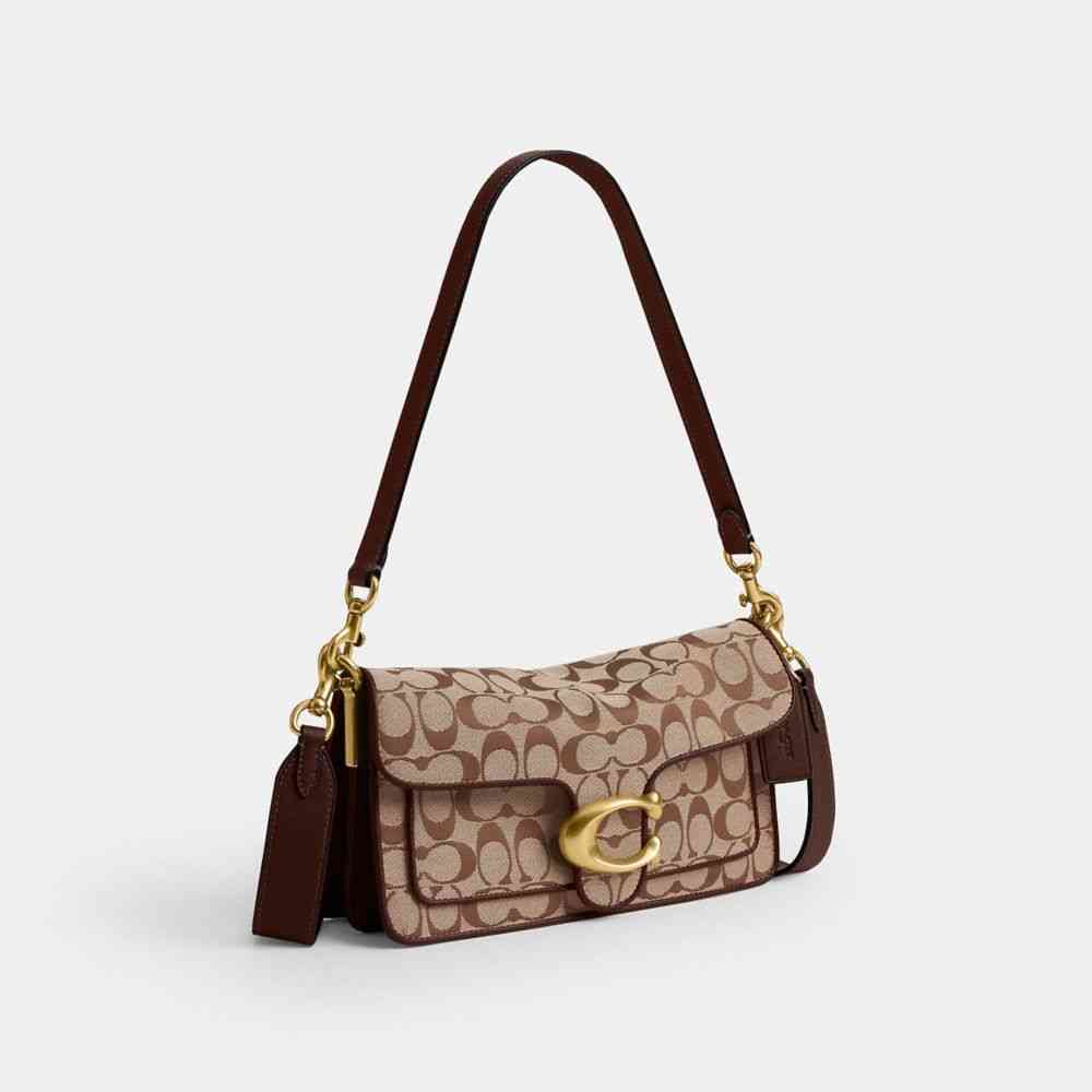 Tabby Shoulder Bag 26 In Signature Jacquard