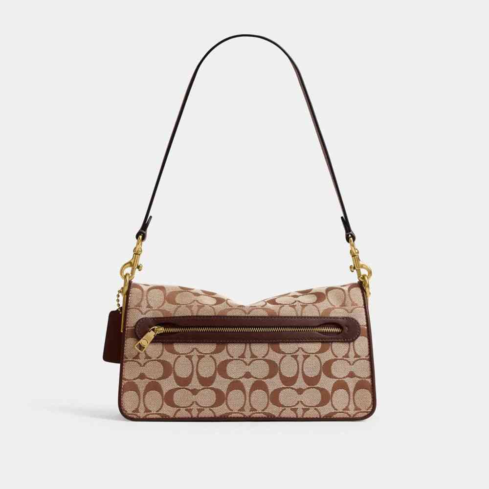Tabby Shoulder Bag 26 In Signature Jacquard